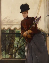 Porträt von Mademoiselle Dubois, 1884